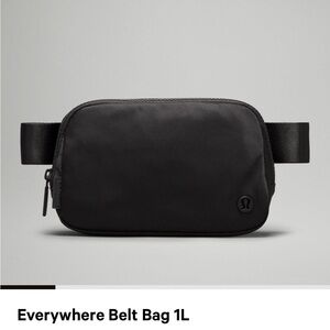 lululemon athletica Black Everywhere Belt Bag 1L
